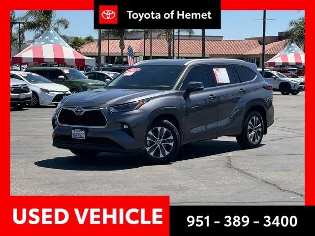 2022 Toyota Highlander Hybrid XLE for sale in Hemet, CA