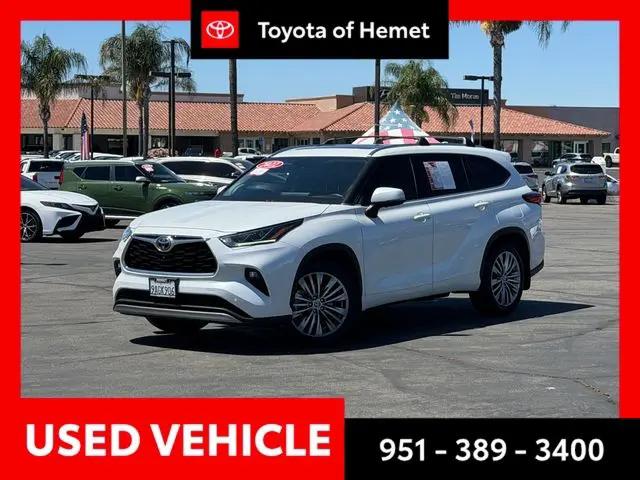 2022 Toyota Highlander Platinum for sale in Hemet, CA