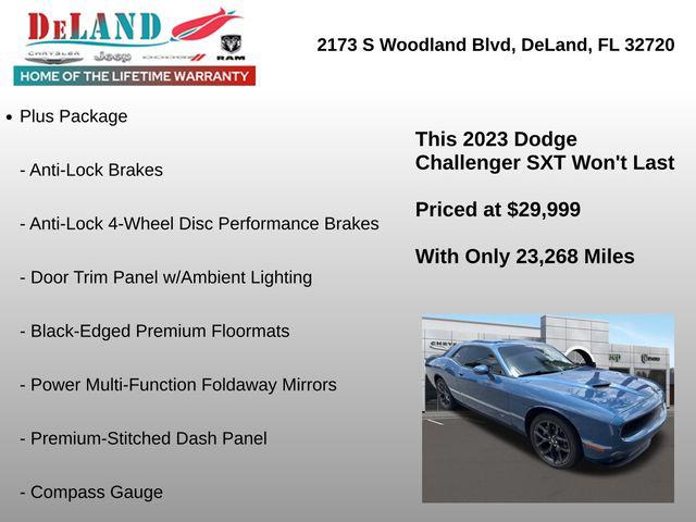 2023 Dodge Challenger SXT