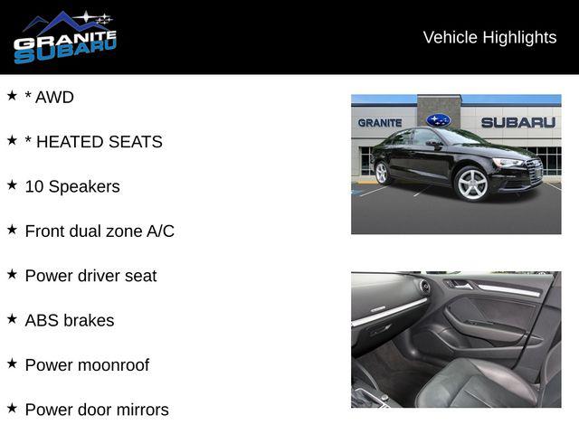 2015 Audi A3 2.0T Premium