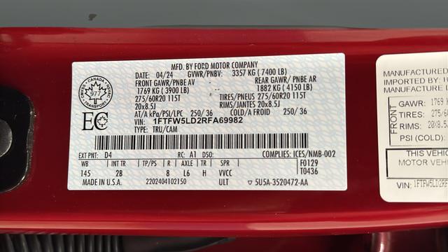 2024 Ford F-150 LARIAT