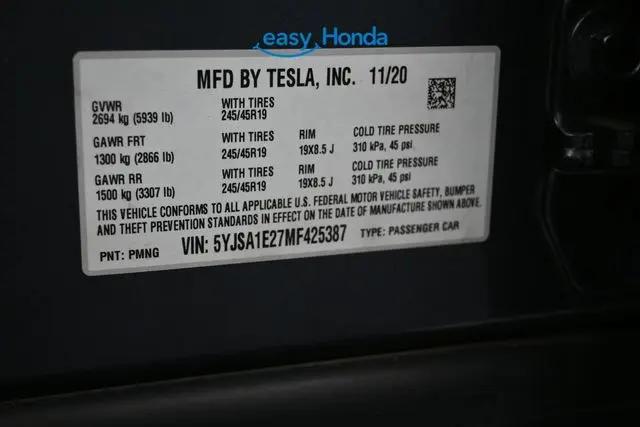 2021 Tesla Model S Long Range Dual Motor All-Wheel Drive