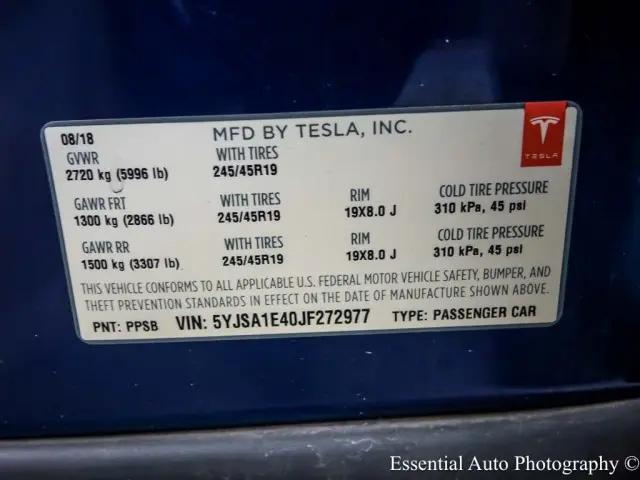 2018 Tesla Model S P100D