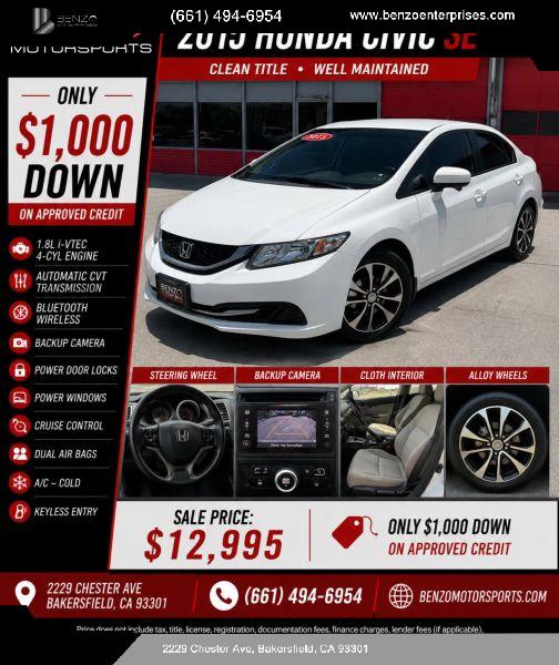 2015 Honda Civic SE for sale in Bakersfield, CA