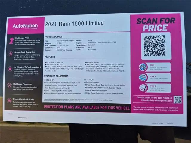 2021 Ram 1500 Limited Crew Cab 4x4 6'4" Box