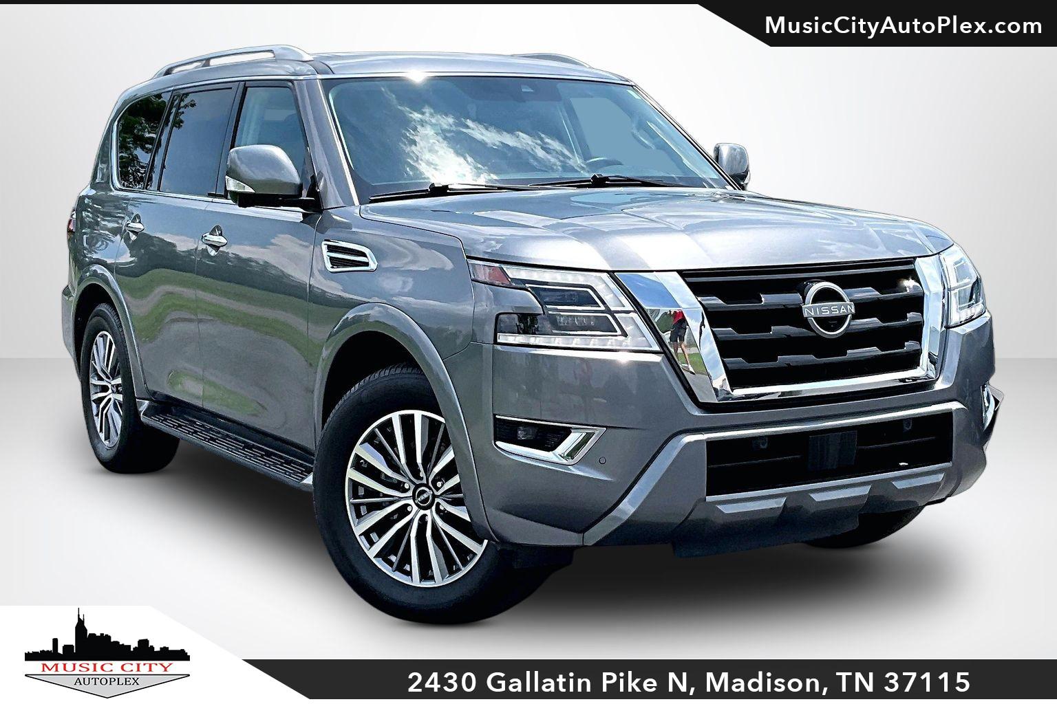 Gray (Gun Metallic) 2024 Nissan Armada SUV / Crossover Four-Wheel Drive Automatic