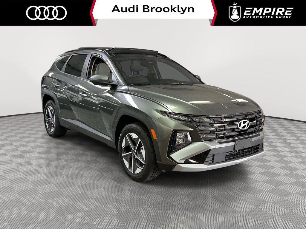 Amazon Gray 2025 Hyundai Tucson Hybrid SUV / Crossover All-Wheel Drive 6-Speed Automatic