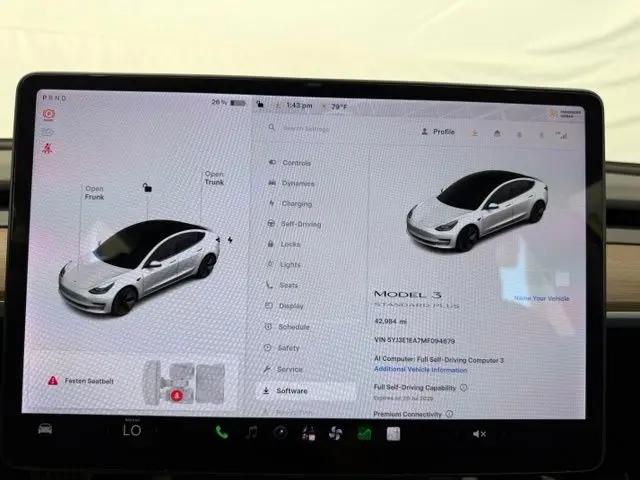 2021 Tesla Model 3 Standard Range Plus Rear-Wheel Drive