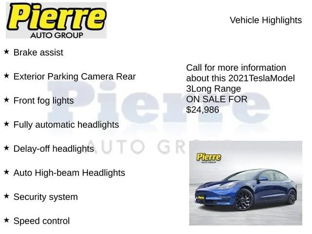 2021 Tesla Model 3 Long Range Dual Motor All-Wheel Drive