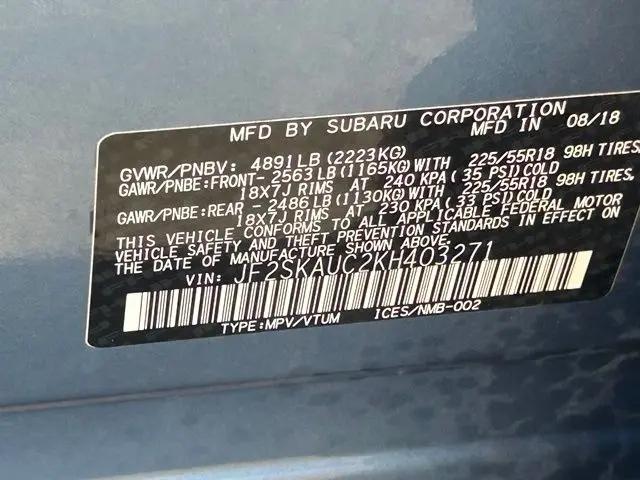 2019 Subaru Forester Limited