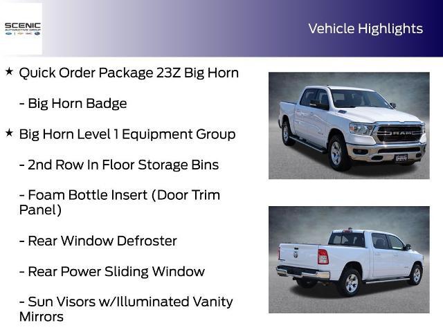 2021 Ram 1500 Big Horn Crew Cab 4x2 57 Box