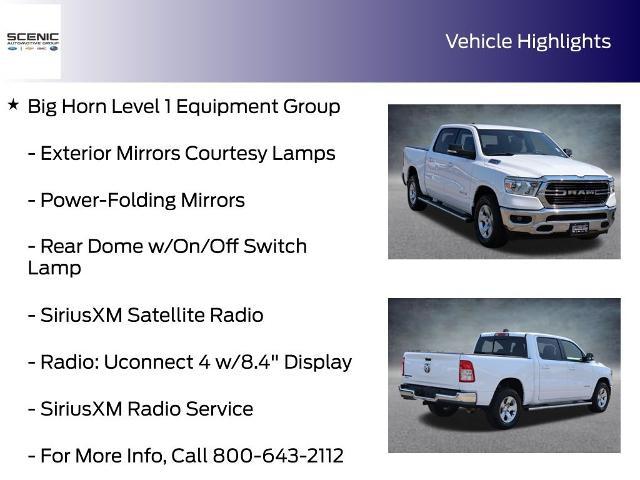 2021 Ram 1500 Big Horn Crew Cab 4x2 57 Box