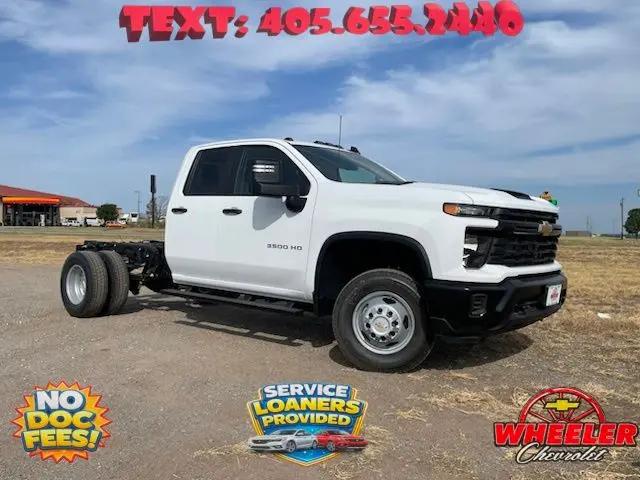 2026 Chevrolet Silverado 3500HD Double Cab, Long Bed, WT Dual Rear Wheel, 4WD for sale in Hinton, OK