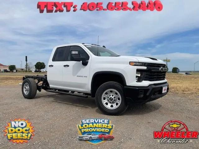 2026 Chevrolet Silverado 3500HD Double Cab, Long Bed, WT Dual Rear Wheel, 4WD for sale in Hinton, OK