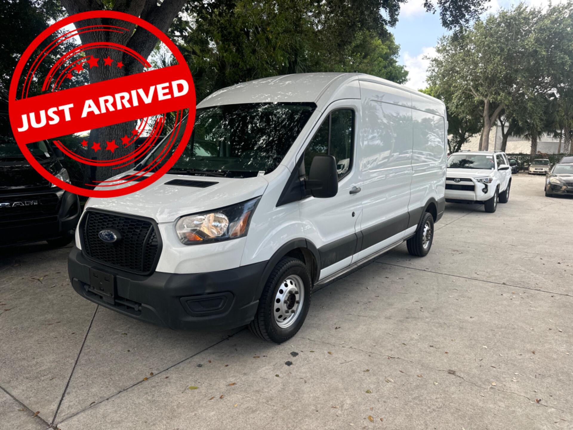 Oxford White 2023 Ford Transit Cargo Van All-Wheel Drive Automatic