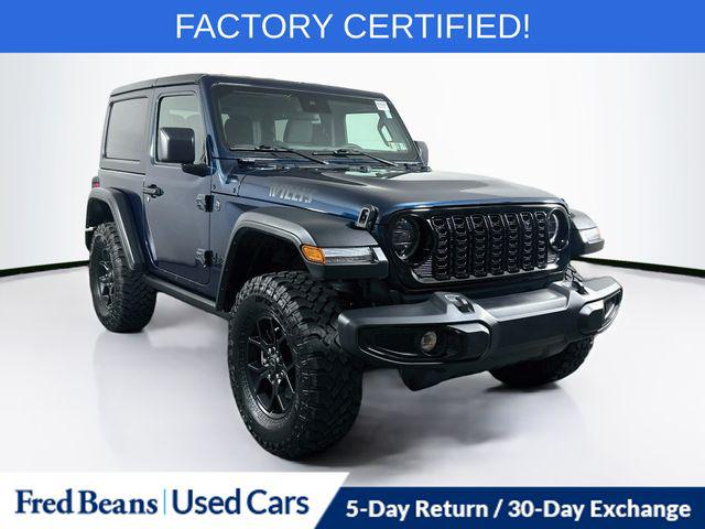 2025 Jeep Wrangler 2-Door Willys 4x4 2025 Jeep Wrangler 2-Door Willys 4x4