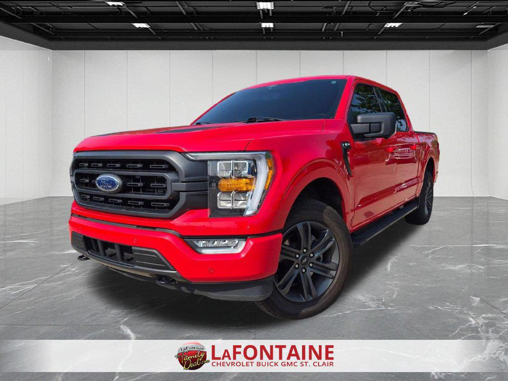 Race Red 2021 Ford F-150 Pickup Truck Four-Wheel Drive Automatic