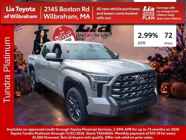 2026 Toyota Tundra Platinum CrewMax 5.5 Bed for sale in Wilbraham, MA