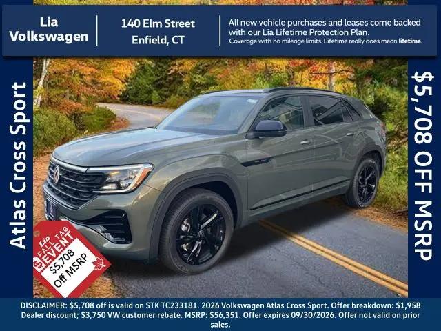 2026 Volkswagen Atlas Cross Sport SEL R-Line Black for sale in Enfield, CT