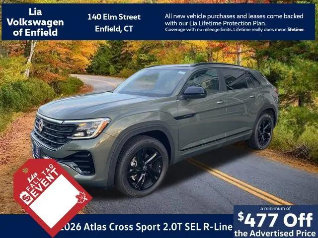 2026 Volkswagen Atlas Cross Sport SEL R-Line Black for sale in Enfield, CT