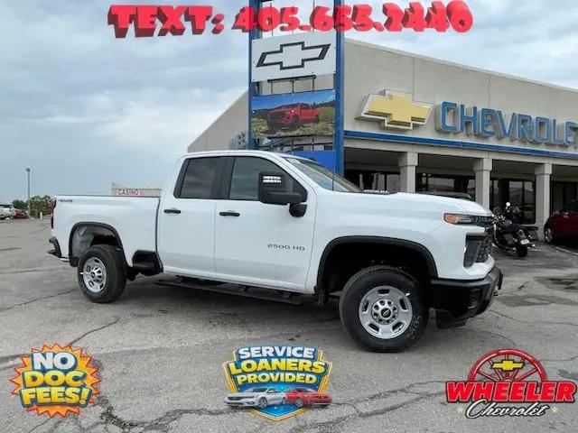 2026 Chevrolet Silverado 2500HD Double Cab, Standard Bed, WT, 4WD for sale in Hinton, OK