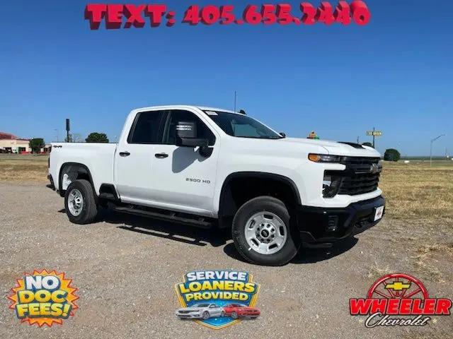 2026 Chevrolet Silverado 2500HD Double Cab, Standard Bed, WT, 4WD for sale in Hinton, OK