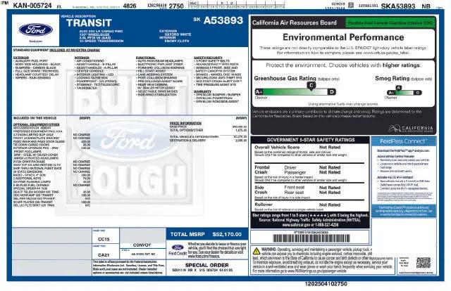 2025 Ford Transit Cargo Van T-250