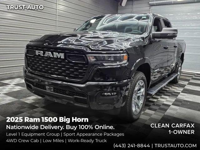 2025 Ram 1500 Big Horn Crew Cab 4x4 5'7" Box for sale in Sykesville, MD