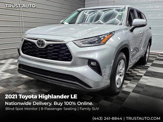 2021 Toyota Highlander LE for sale in Sykesville, MD