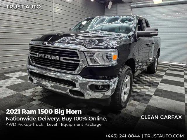 2021 Ram 1500 Big Horn Quad Cab 4x4 6'4" Box for sale in Sykesville, MD