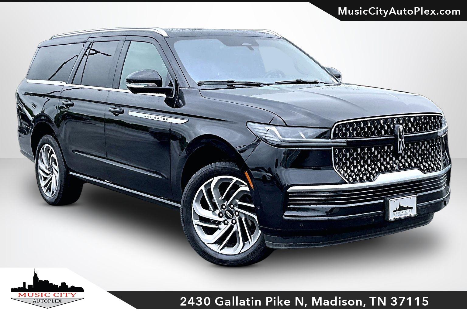 Black 2025 Lincoln Navigator SUV / Crossover Four-Wheel Drive Automatic
