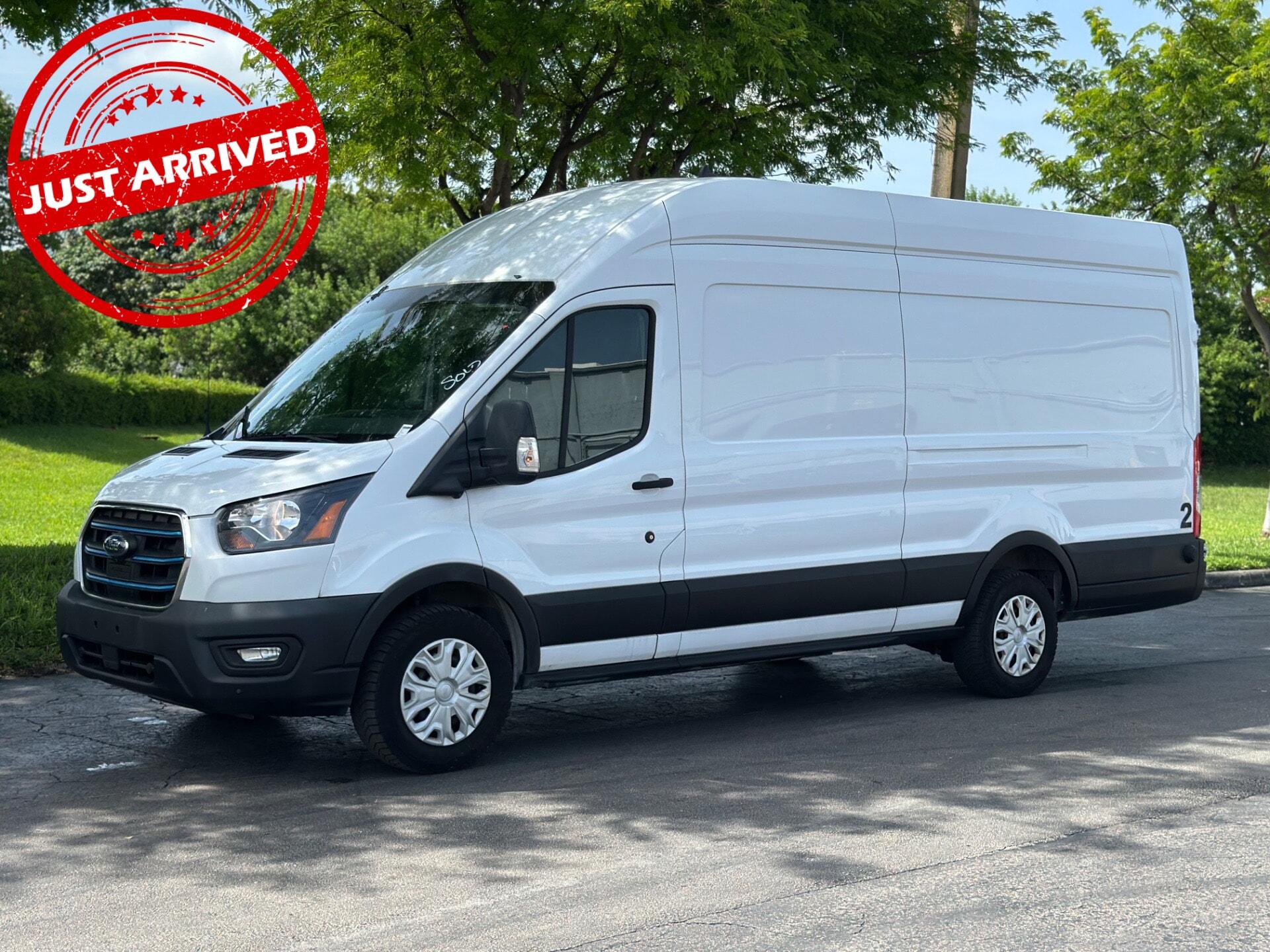Oxford White 2023 Ford E-Transit Van Rear-Wheel Drive Automatic