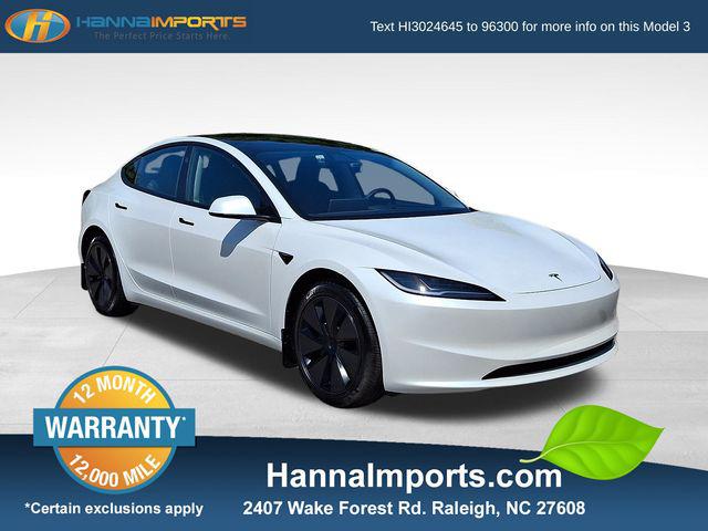 2025 Tesla Model 3 Long Range Rear-Wheel Drive for sale in Raleigh, NC