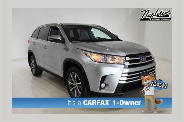 2019 Toyota Highlander Hybrid XLE for sale in URBANA, IL