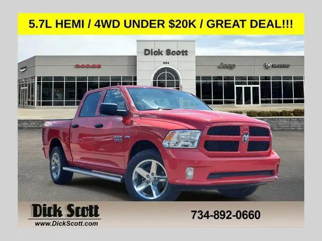 2017 Ram 1500 Express Crew Cab 4x4 5'7" Box for sale in Plymouth, MI
