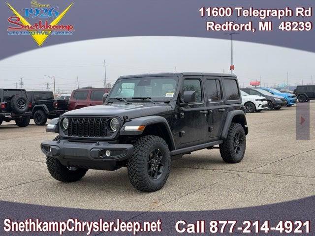 2026 Jeep Wrangler 4-Door Willys 4x4 for sale in Redford, MI
