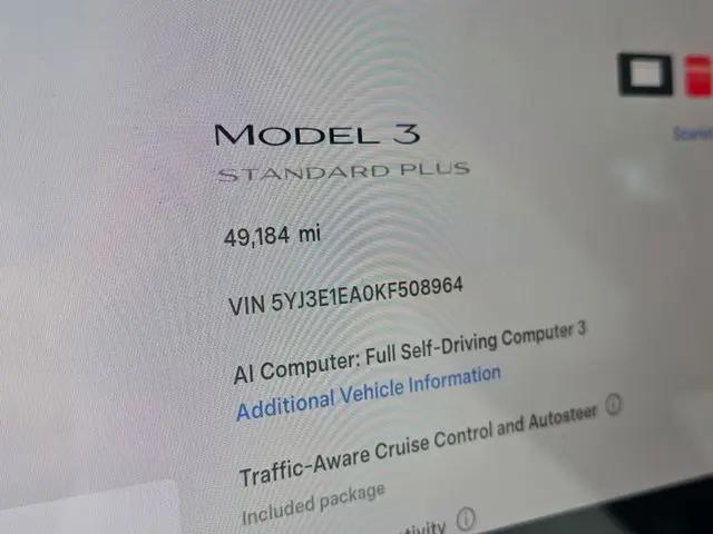 2019 Tesla Model 3 Standard Range