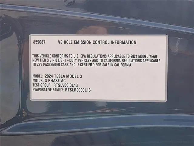 2024 Tesla Model 3 Standard