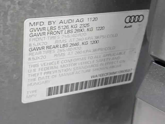 2021 Audi Q3 Premium Plus 45 TFSI S line quattro Tiptronic