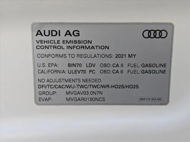 2021 Audi A6 Premium Plus 55 TFSI quattro S tronic
