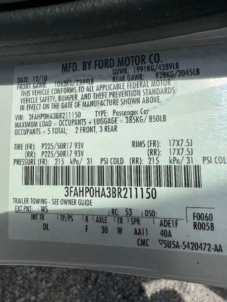 2011 Ford Fusion SE