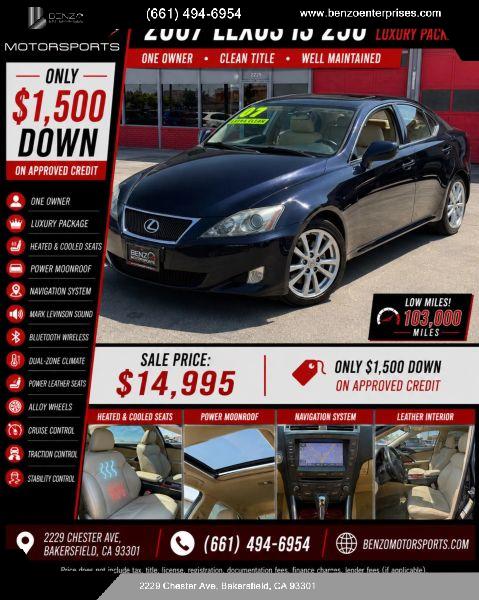 2007 Lexus IS 250 for sale in Bakersfield, CA