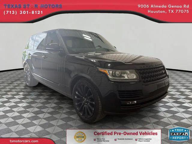2016 Land Rover Range Rover 5.0L V8 Supercharged for sale in Houston, TX