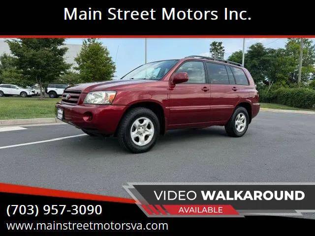 2005 Toyota Highlander Base for sale in Chantilly, VA