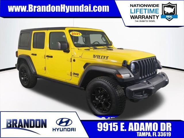 2021 Jeep Wrangler Willys Sport 4x4 for sale in TAMPA, FL
