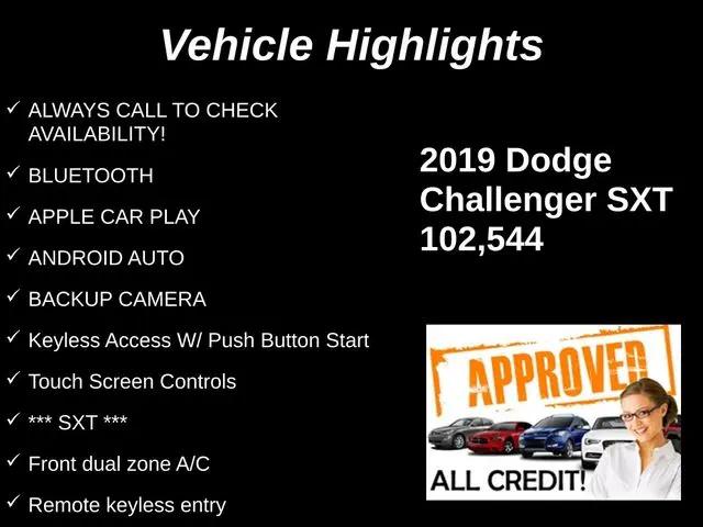 2019 Dodge Challenger SXT