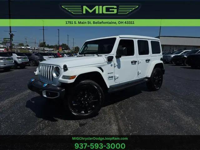 2022 Jeep Wrangler 4xe Unlimited Sahara 4x4 for sale in Bellefontaine, OH
