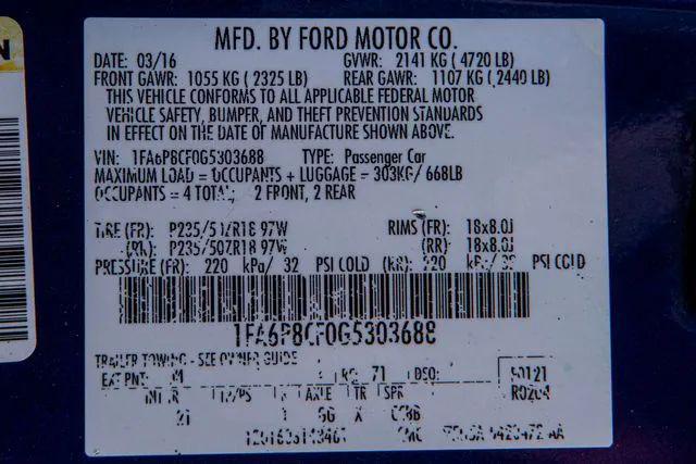 2016 Ford Mustang GT Premium