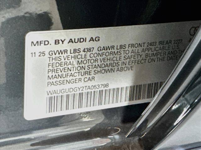 2026 Audi A3 Premium 40 TFSI quattro S tronic