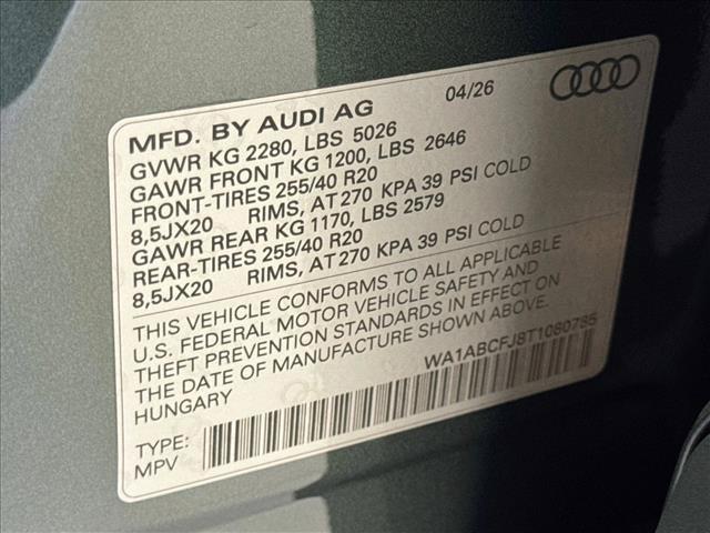 2026 Audi Q3 TFSI quattro S tronic